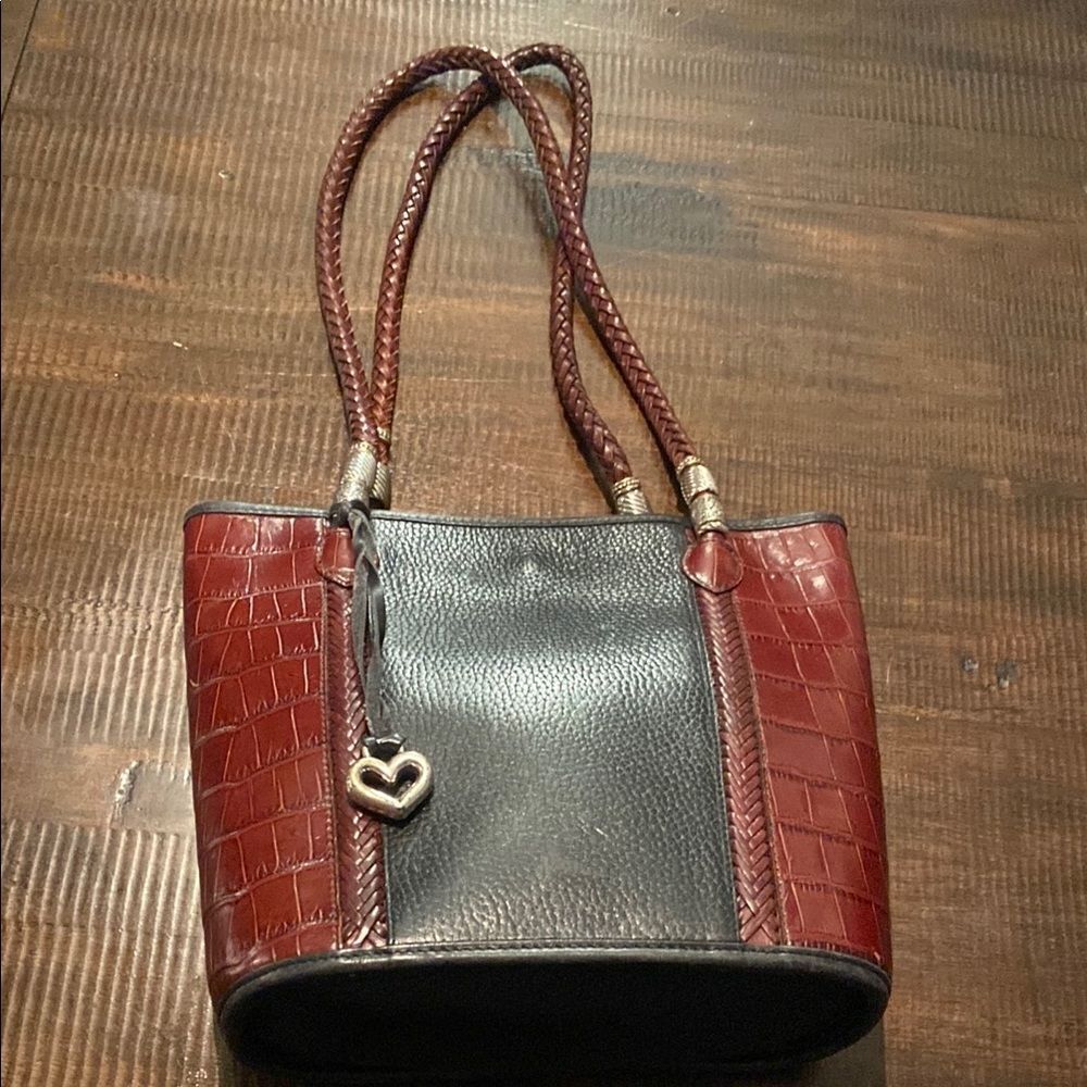 Brighton Black and Brown Women's Purse Bag